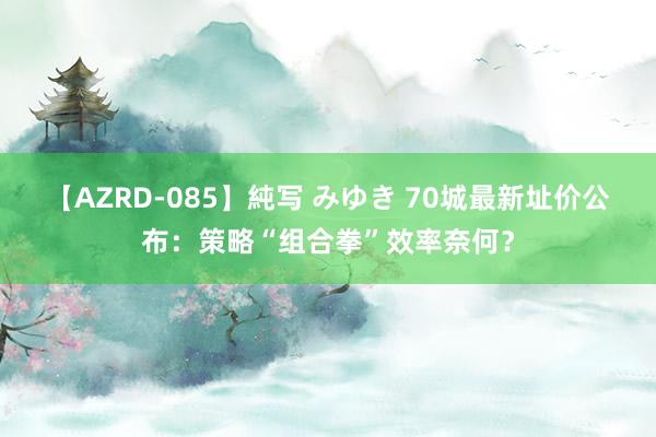 【AZRD-085】純写 みゆき 70城最新址价公布：策略“组合拳”效率奈何？