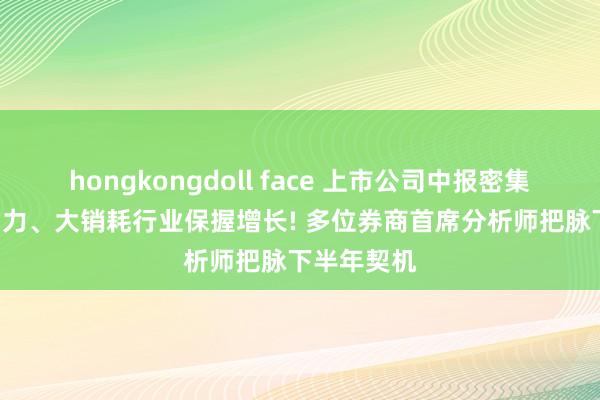 hongkongdoll face 上市公司中报密集败露: 新动力、大销耗行业保握增长! 多位券商首席分析师把脉下半年契机