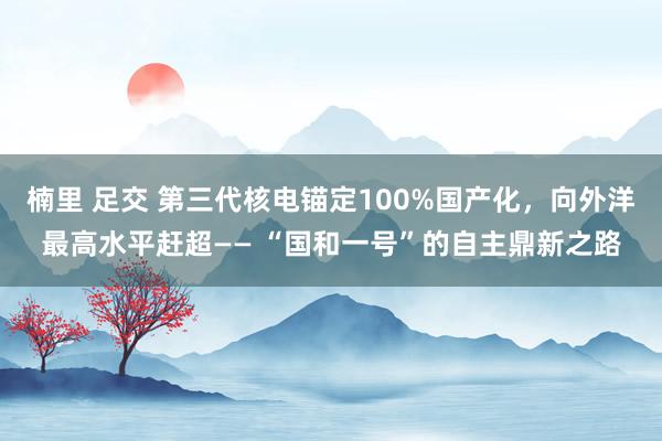 楠里 足交 第三代核电锚定100%国产化，向外洋最高水平赶超—— “国和一号”的自主鼎新之路